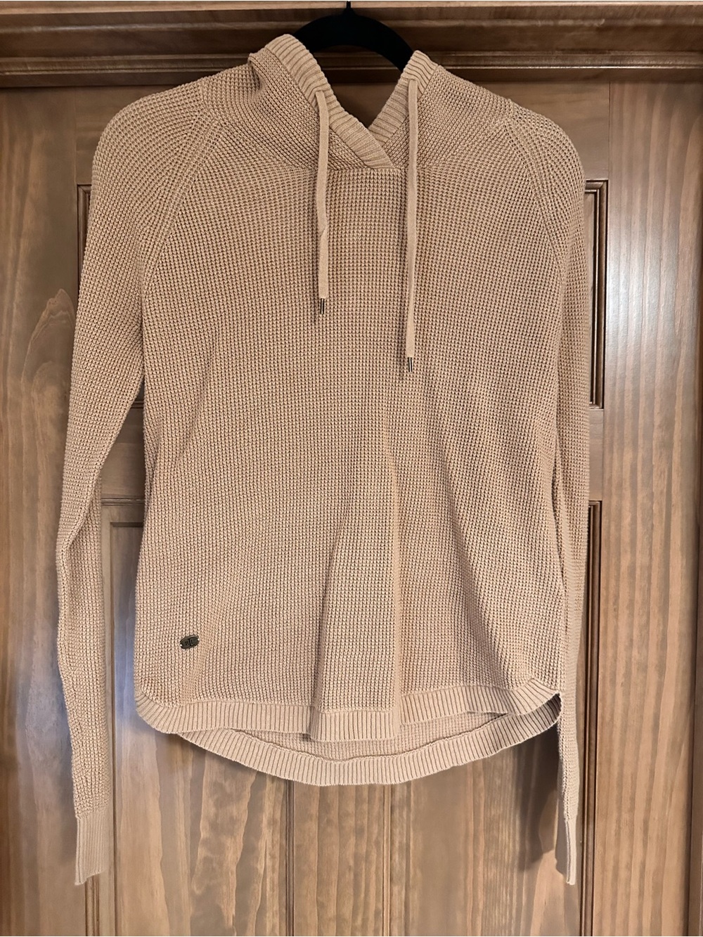 Ralph Lauren Beige Knit Hoodie Sweater